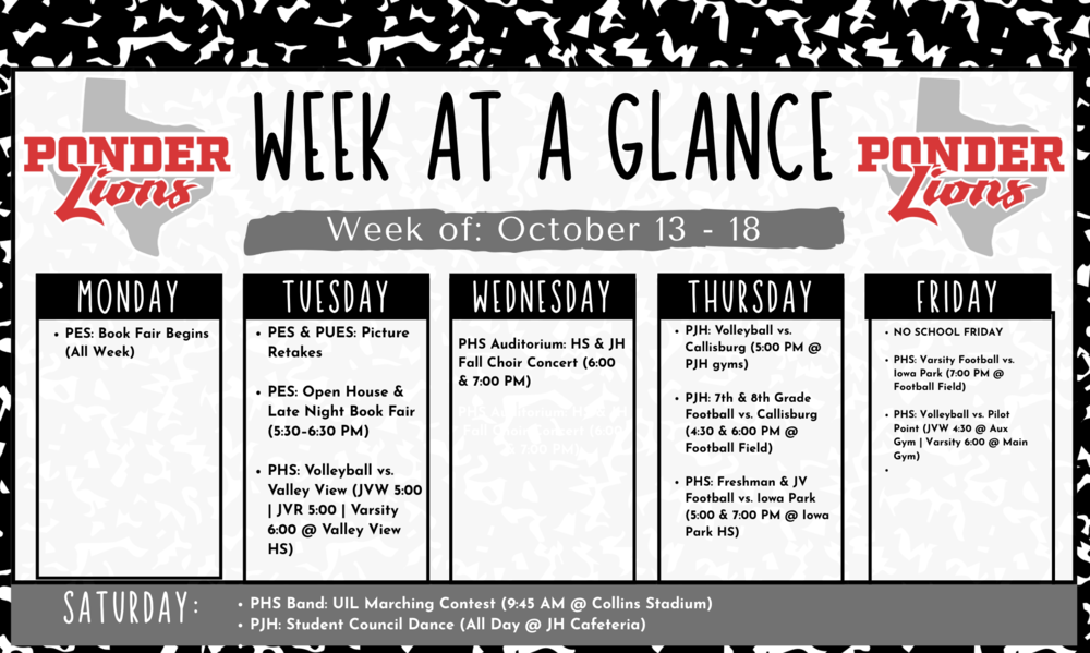 WAG Oct 13 - 18