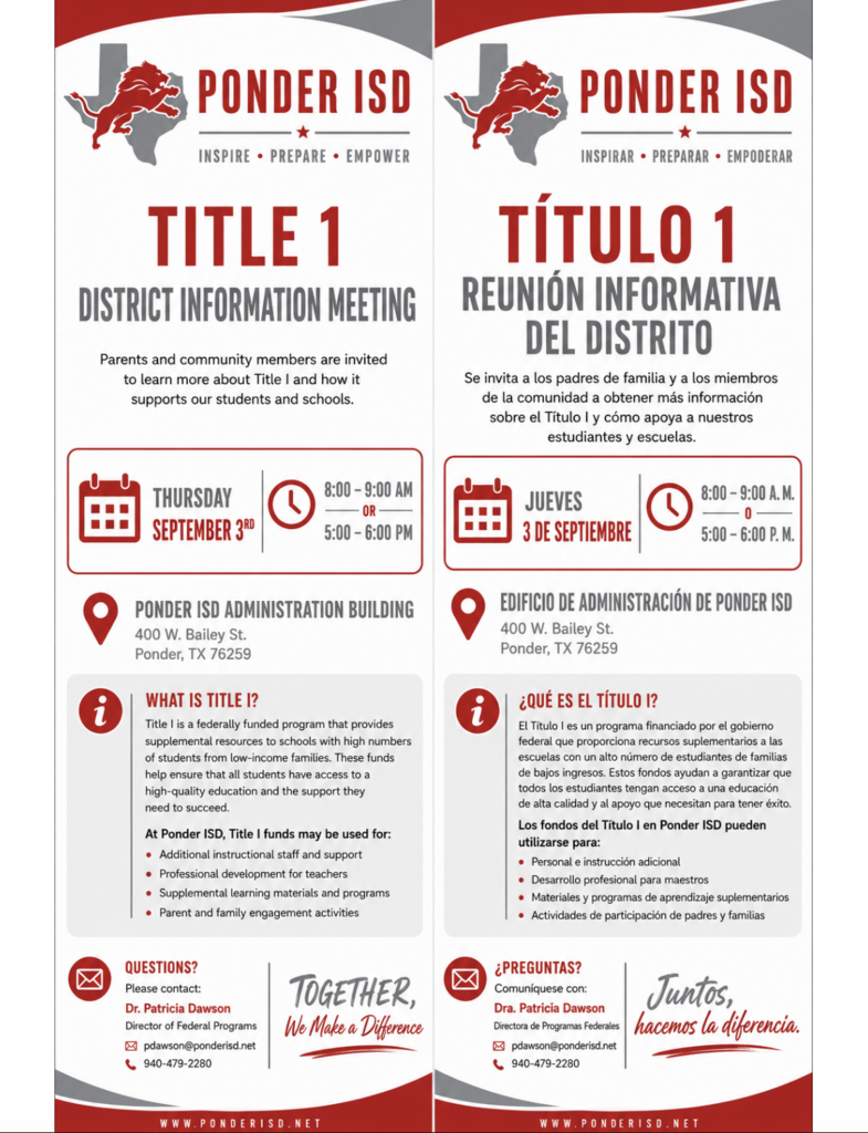 Title 1 Meeting