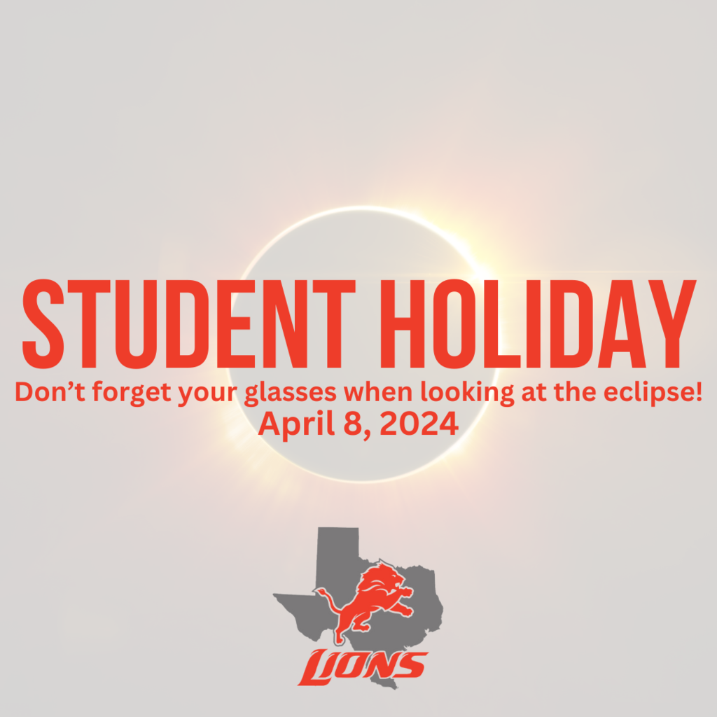 April 8th Student Holiday