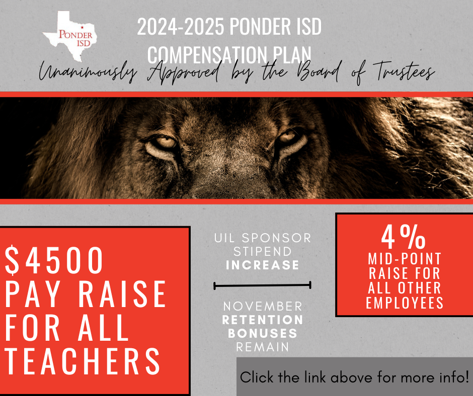 24-25 Ponder ISD Compensation Plan