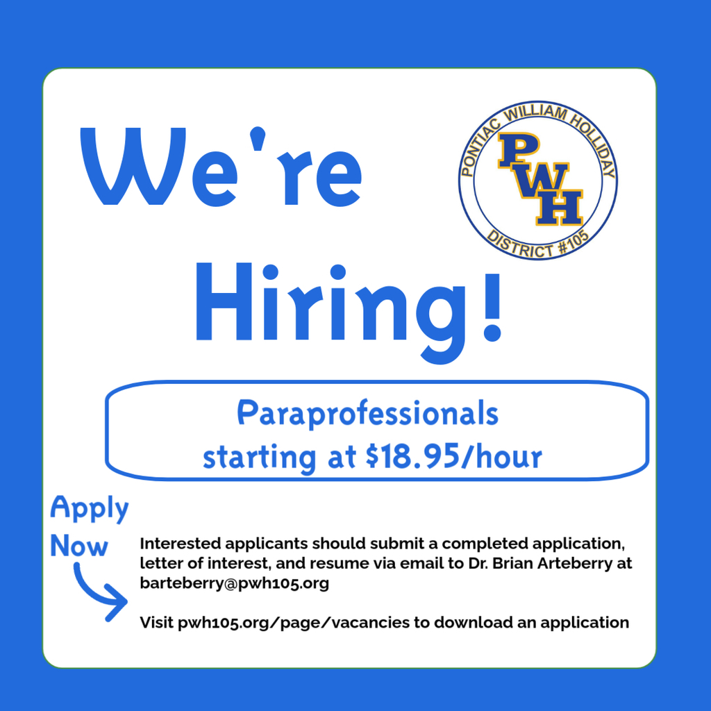 We're Hiring Paraprofessionals!