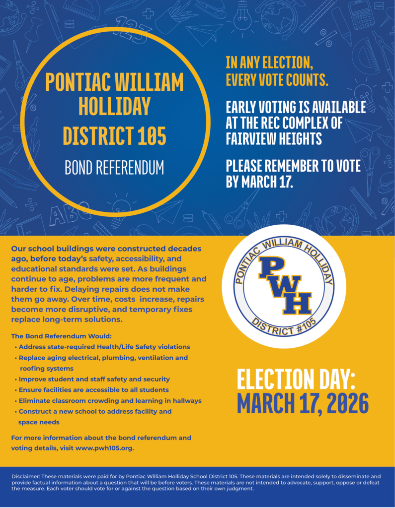 IN ANY ELECTION, EVERY VOTE COUNTS. EARLY VOTING IS AVAILABLE AT THE REC COMPLEX OF FAIRVIEW HEIGHTS PLEASE REMEMBER TO VOTE BY MARCH 17