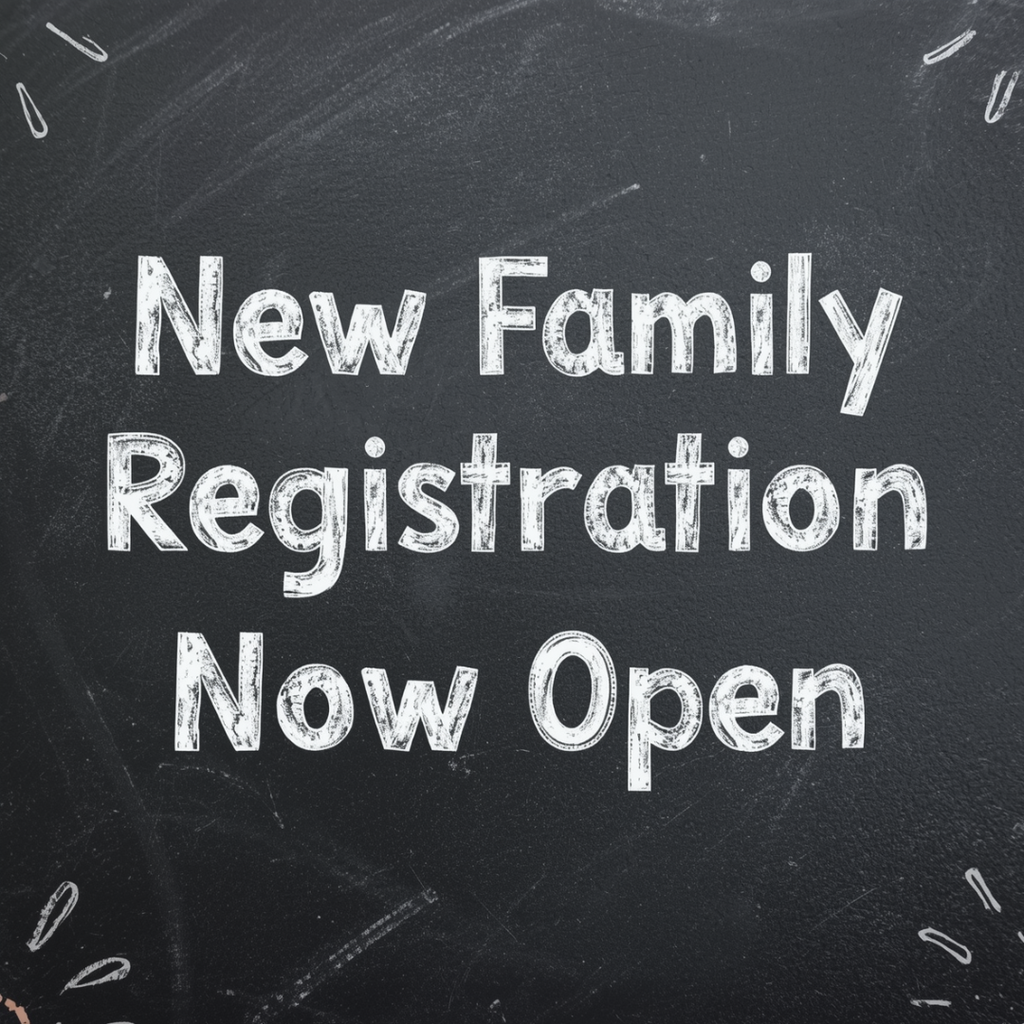 Enrollment for new students is officially underway. Secure your spot and complete your registration online today. Click Here to Begin Registration