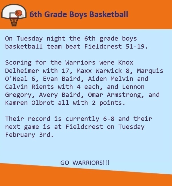 6th Grade Boys Basketball
