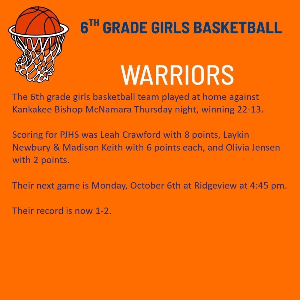 6th Grade Girls Basketball