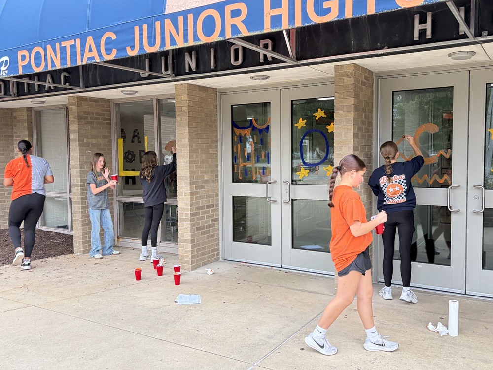 HOCO window painting