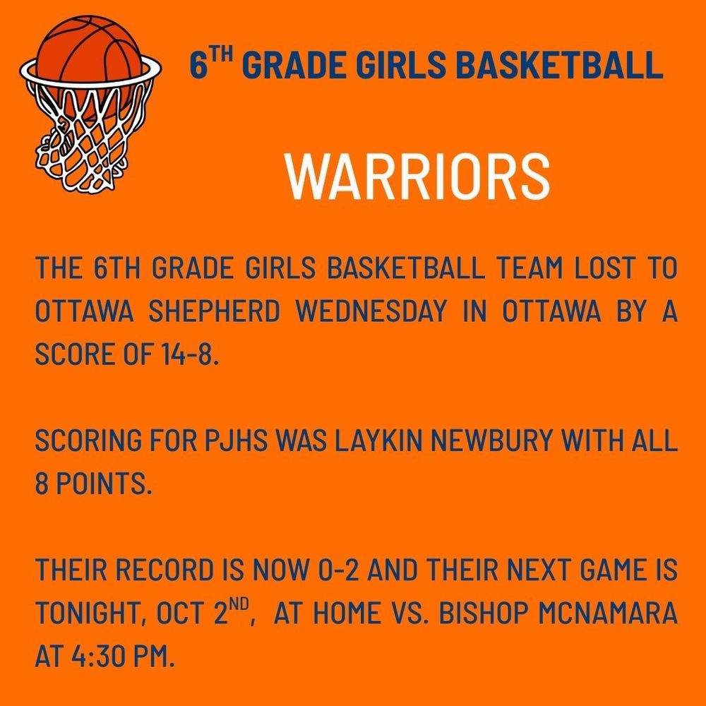 6th Grade GBB Update