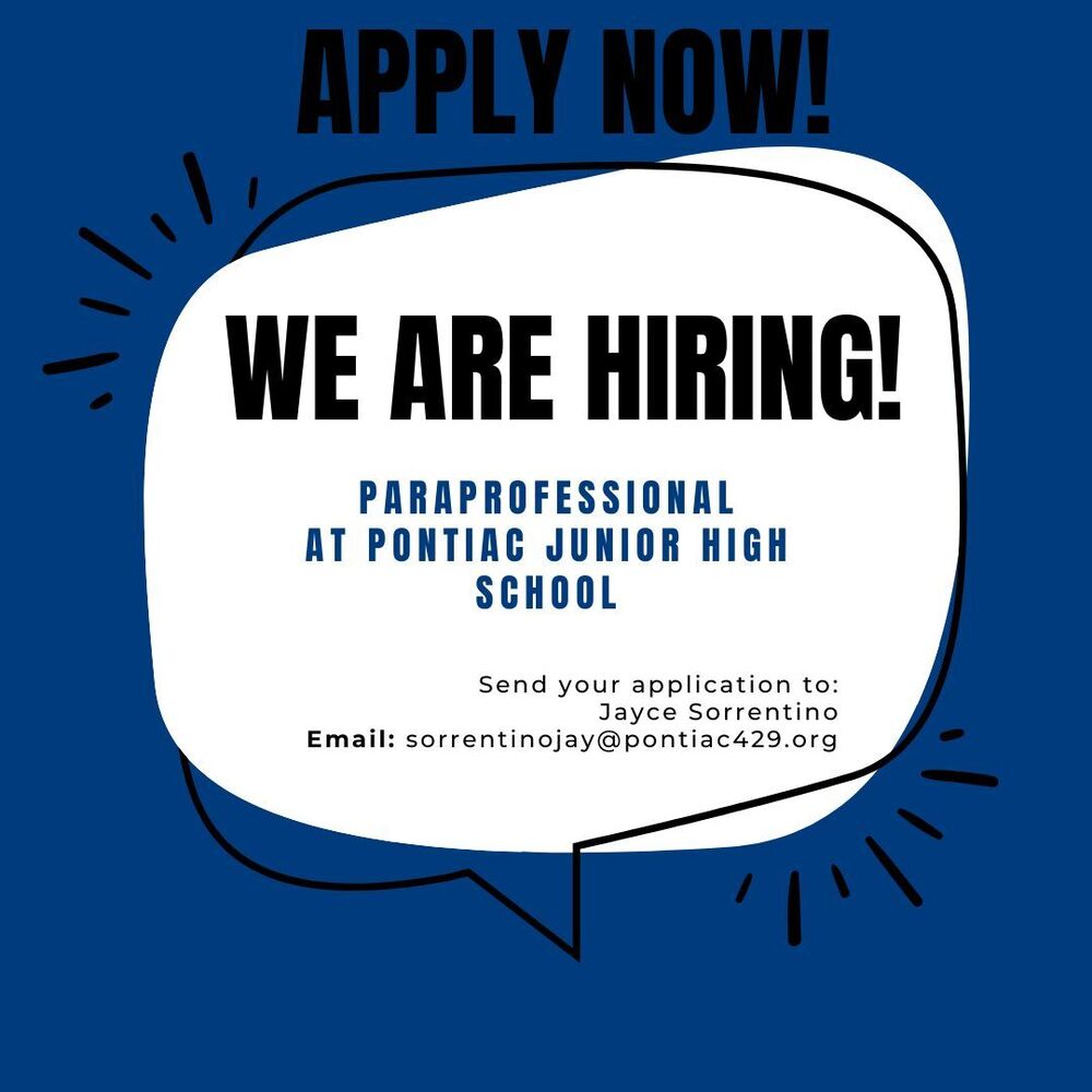 PJHS is Hiring