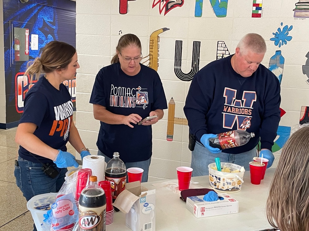 HOCO Orange & Blue & root beer floats!