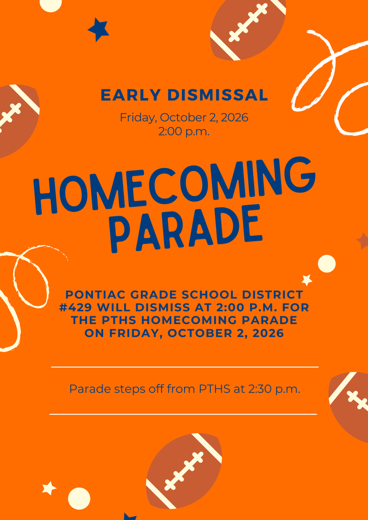 Early Dismissal Friday, October 2, 2026 at 2:00 p.m.