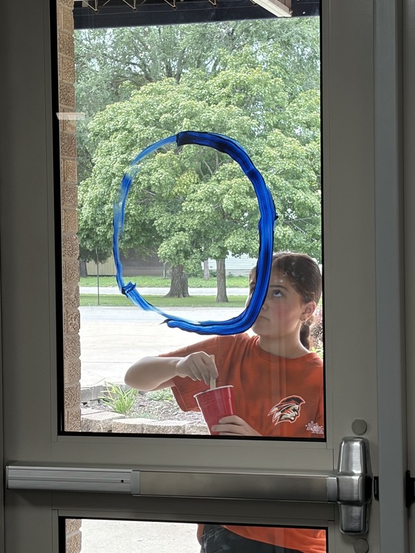 HOCO window painting