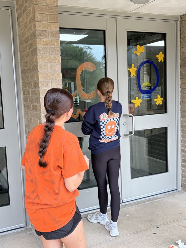 HOCO window painting