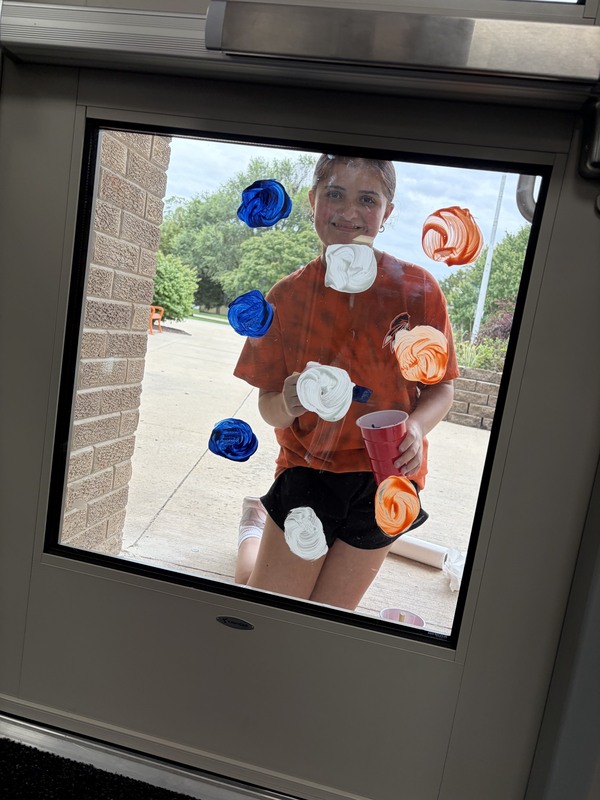 HOCO window painting