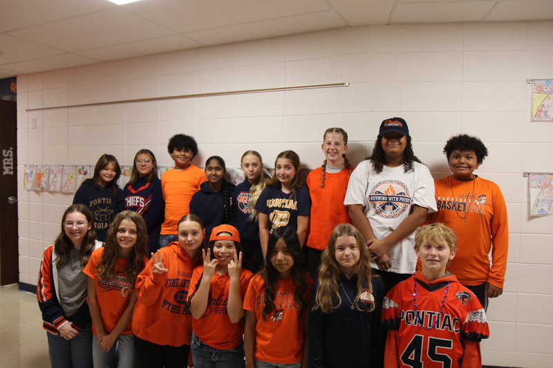 Friday: HOCO orange & Blue!