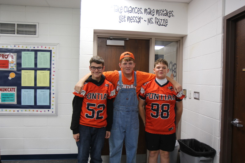 Friday: HOCO orange & Blue!