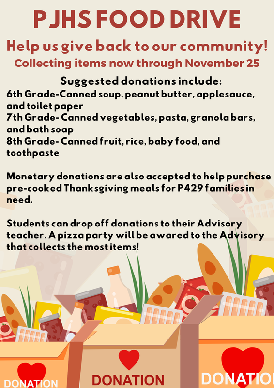 PJHS Food Drive