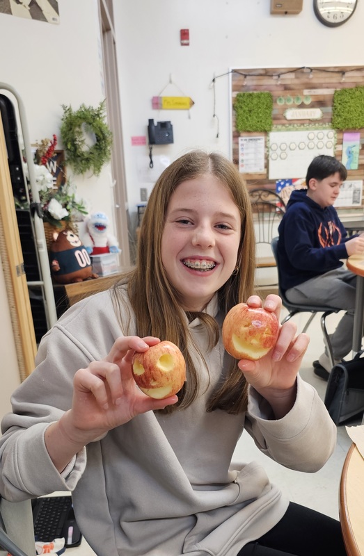 Mummification of apples