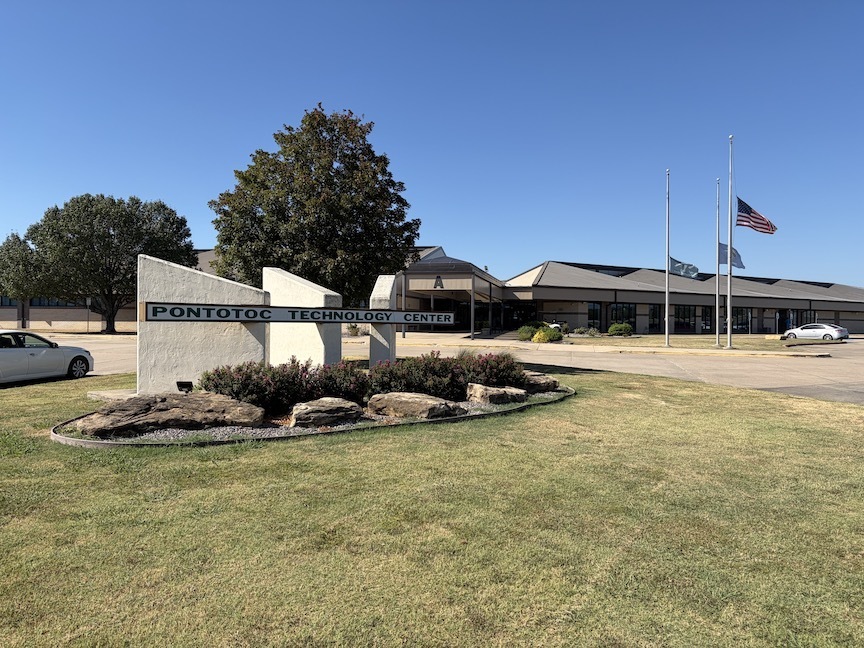 Picture of the front of the PTC building