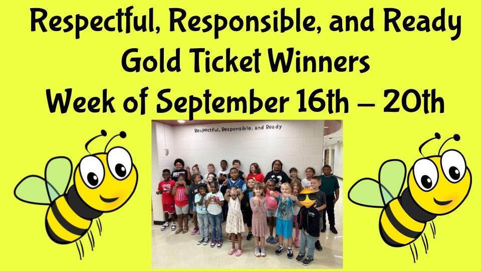 Gold Ticket Winners