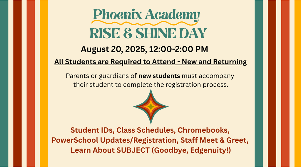 RISE & Shine 2025 Flyer