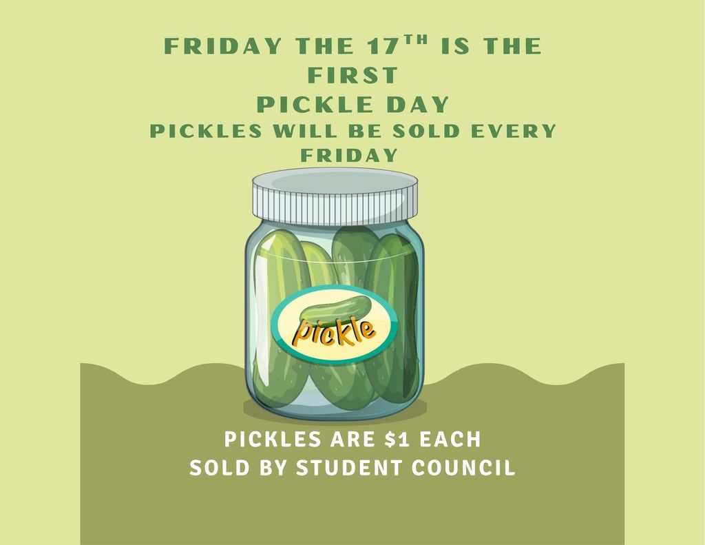 Student Council Pickle Sale