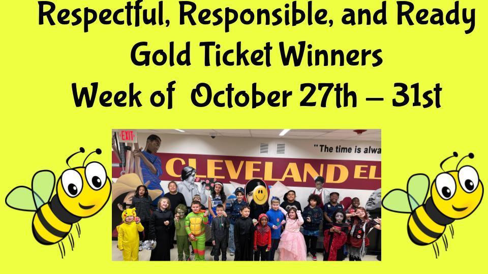Gold Ticket winners