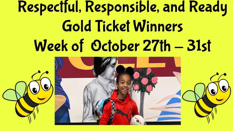 Gold Ticket winners