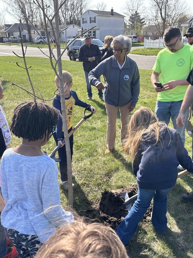 Arbor Day tree planting