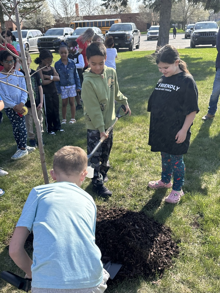Arbor Day tree planting