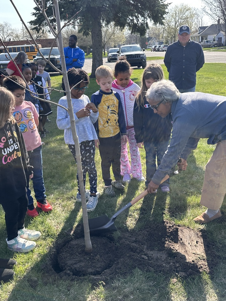 Arbor Day tree planting