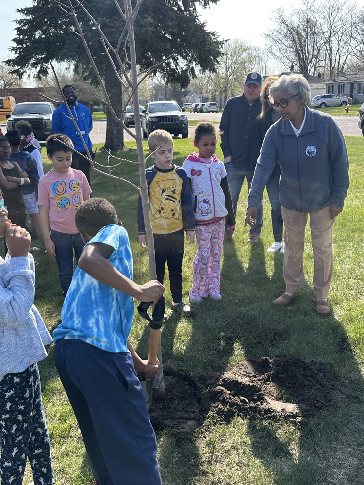 Arbor Day tree planting