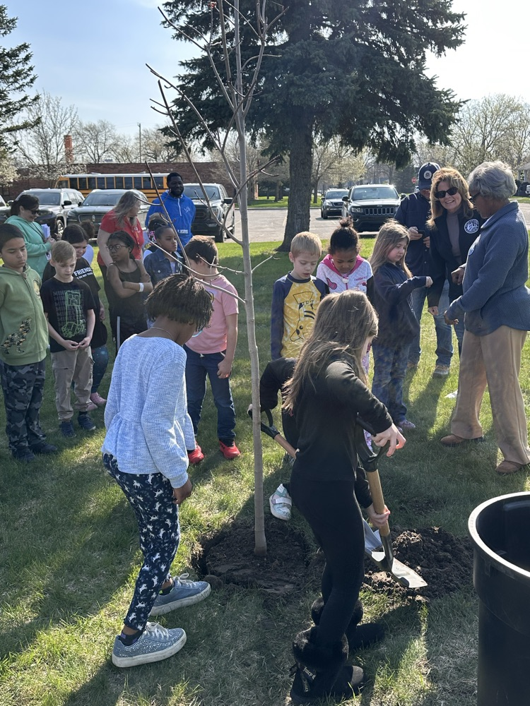 Arbor Day tree planting