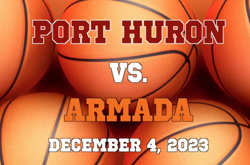PHHS Vs. Armada basketball graphic