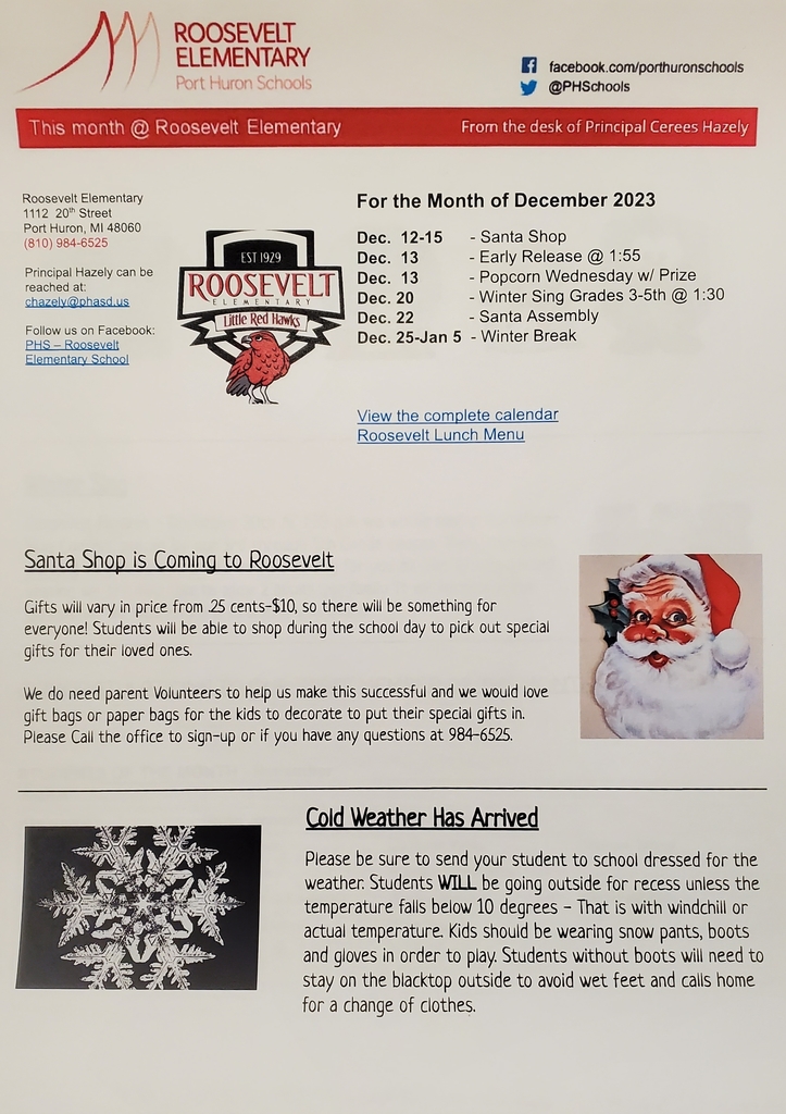 December Newsletter