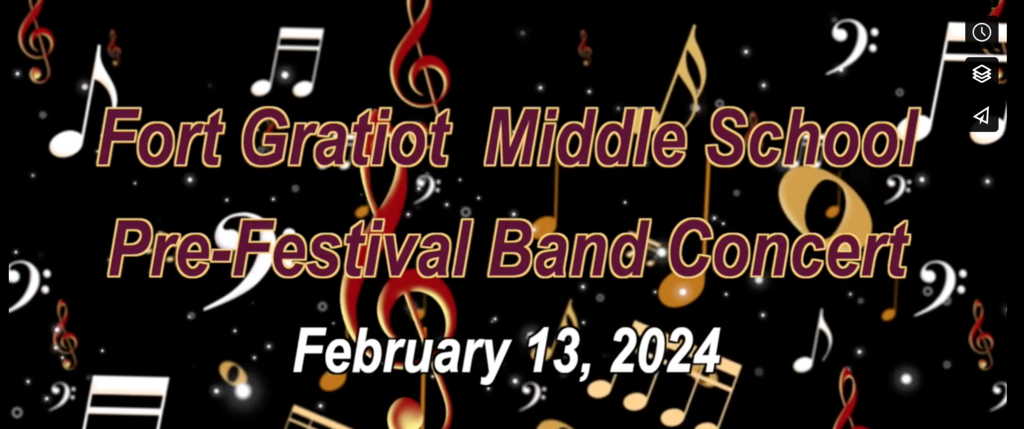 graphic for FGMS band concert