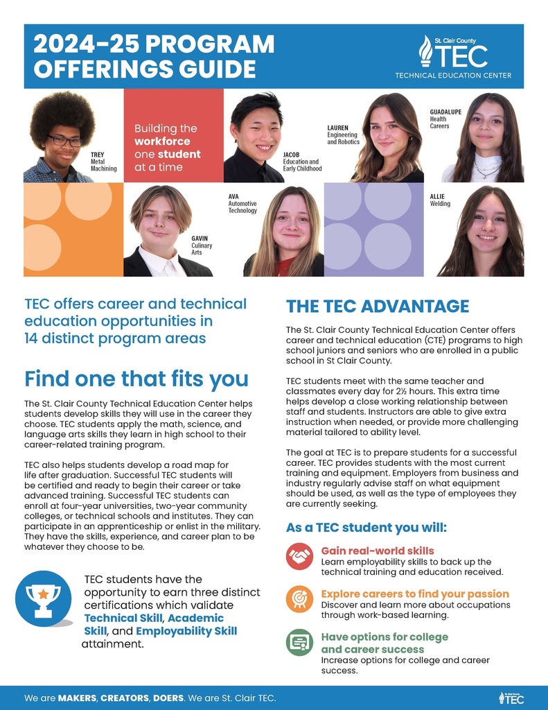 St. Clair TEC flyer 1