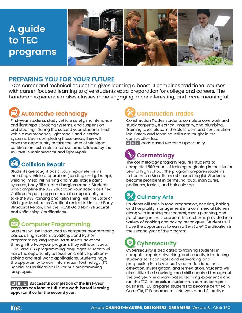 St. Clair TEC flyer 2