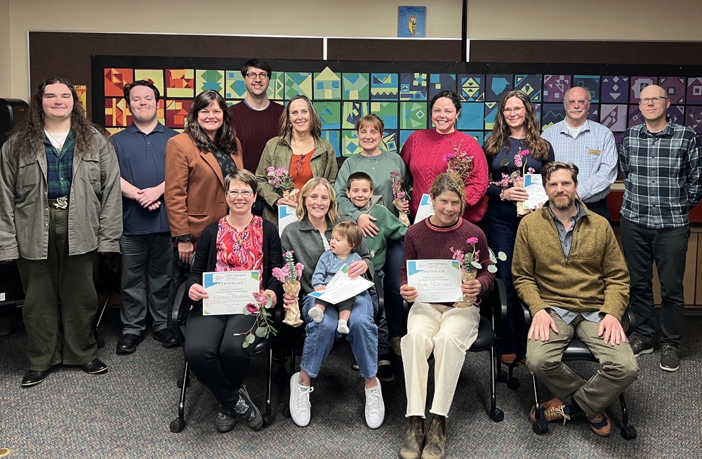 PT School Board recognizes School Counselors and Student Mental Health Staff Members
