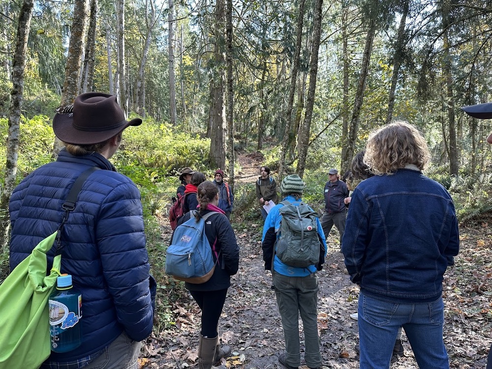 Students walking