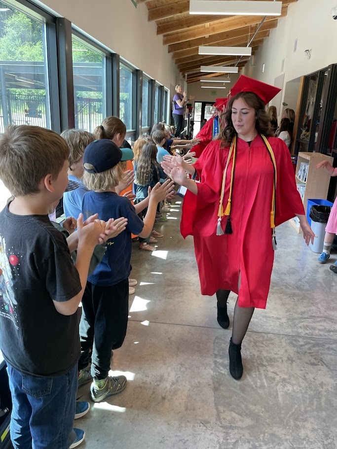 Senior walking Halls 