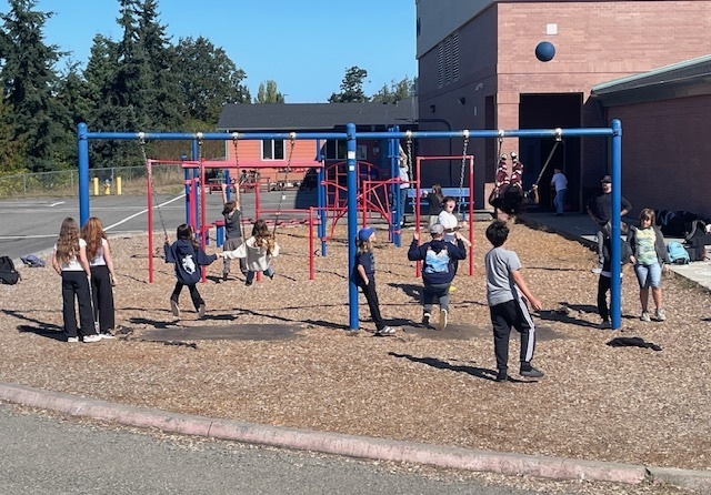 Photo of outdoor recess