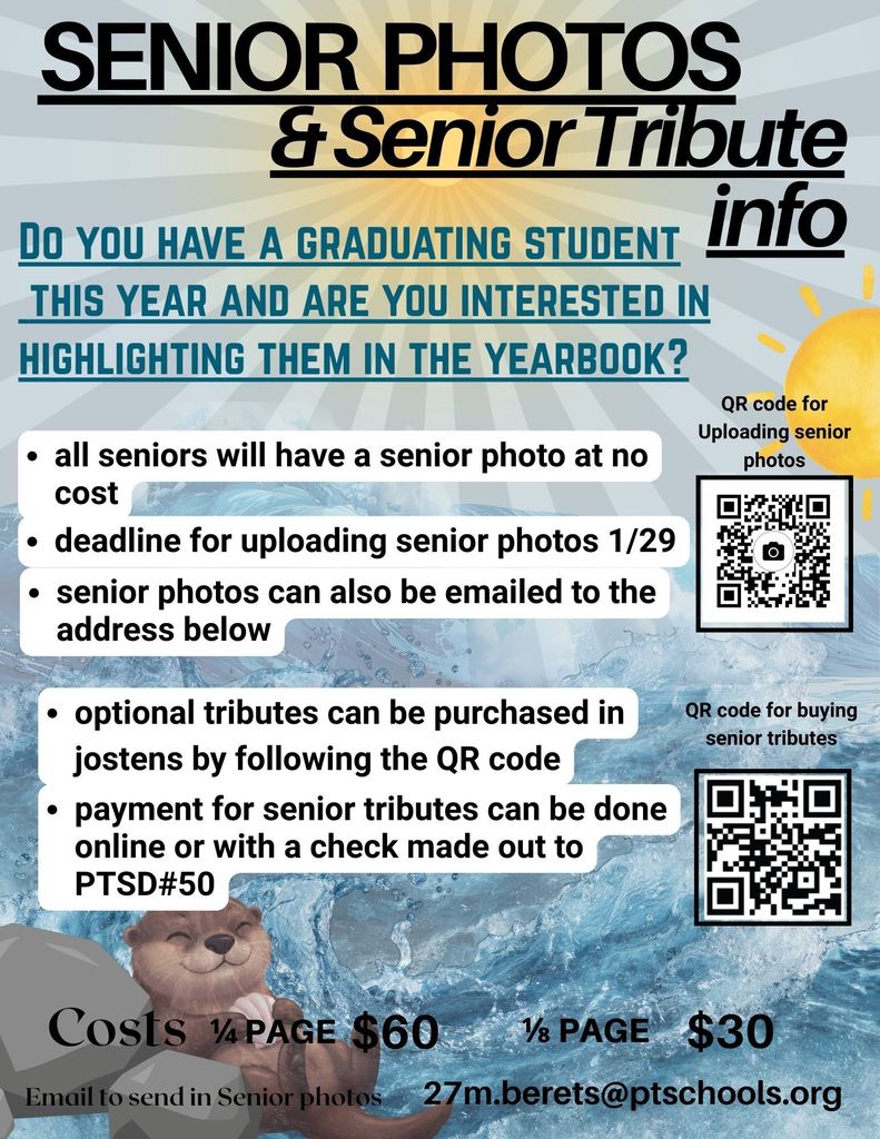 Senior photo info