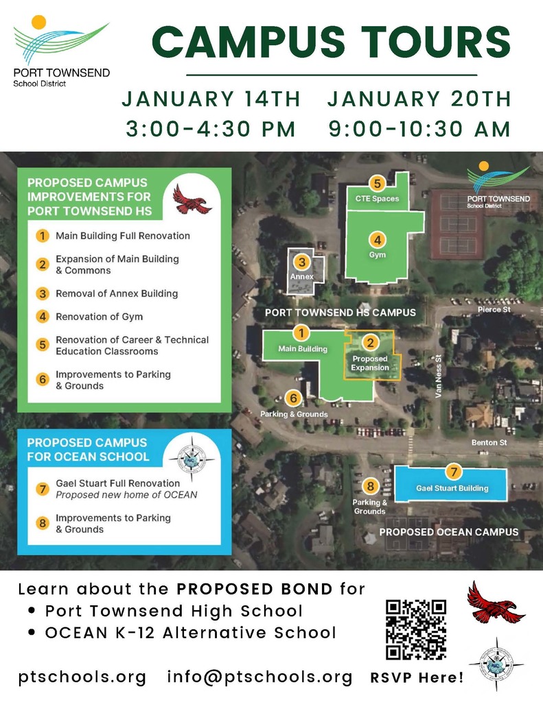 Campus Tours for proposed school bond for PTHS and OCEAN K-12 School
