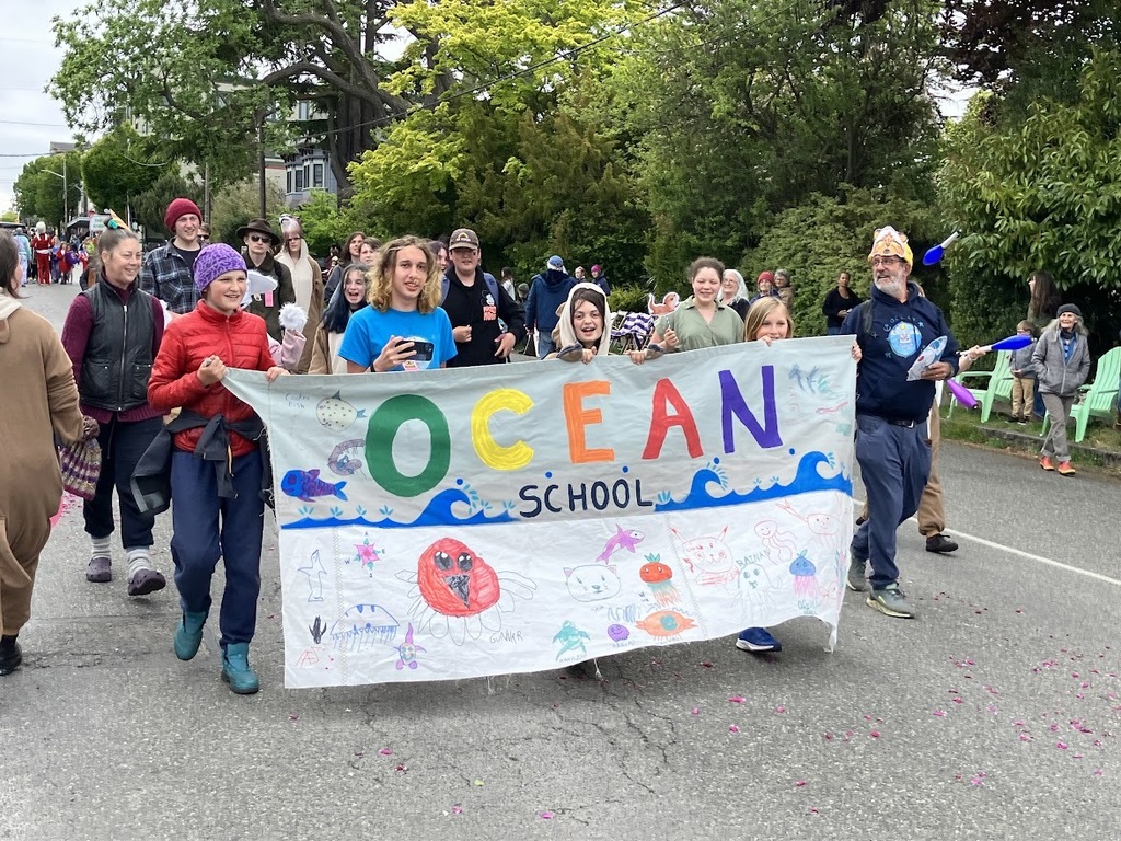 OCEAN Students in Rhody Parade