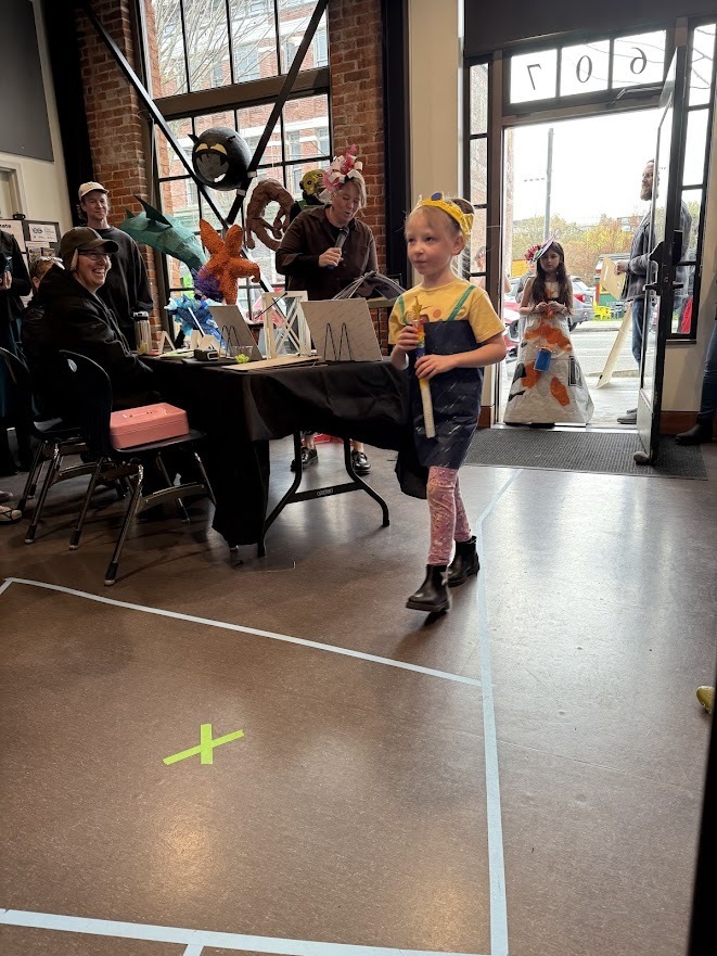 Students in Wearable Arts "Trashion" Show