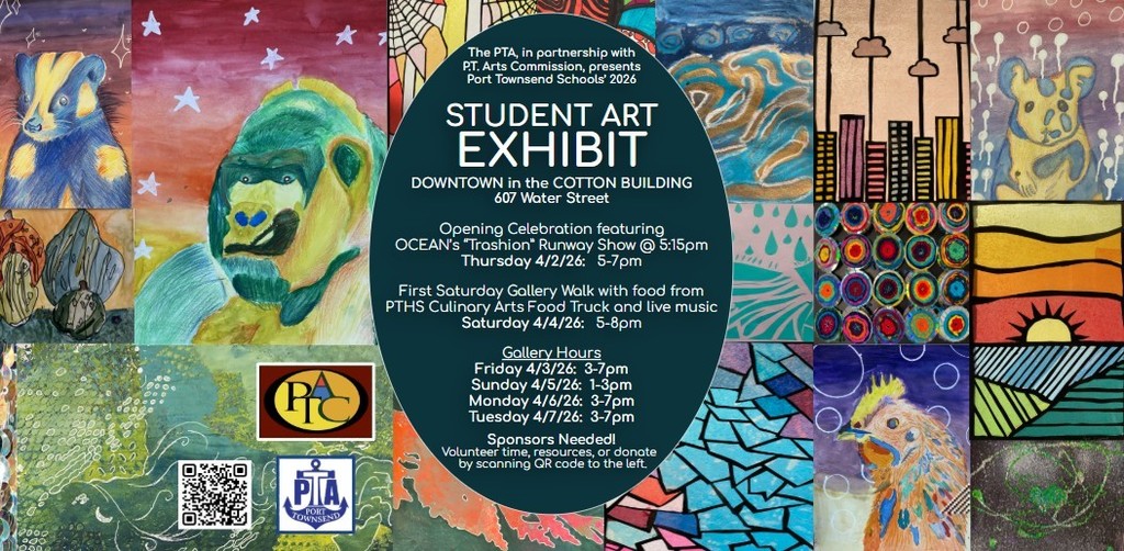 Student Art Exhibit flyer