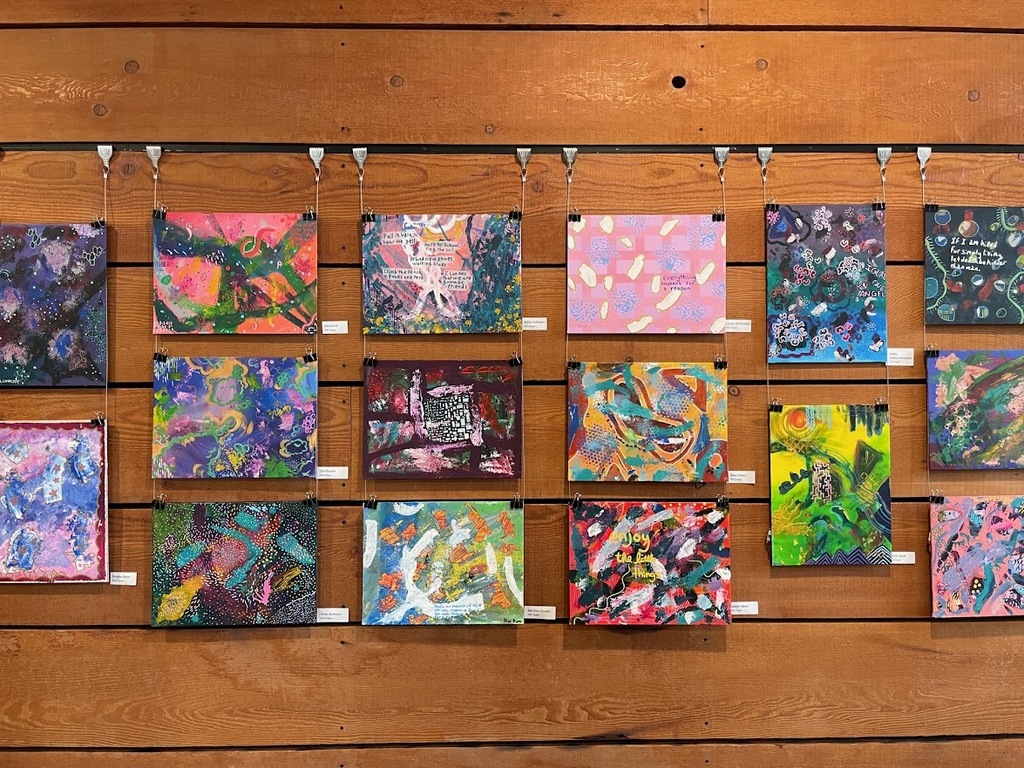 Oil paitings on the wall