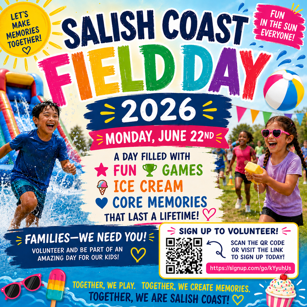 a colorful flyer with kids playing and having fun it describes field day details
