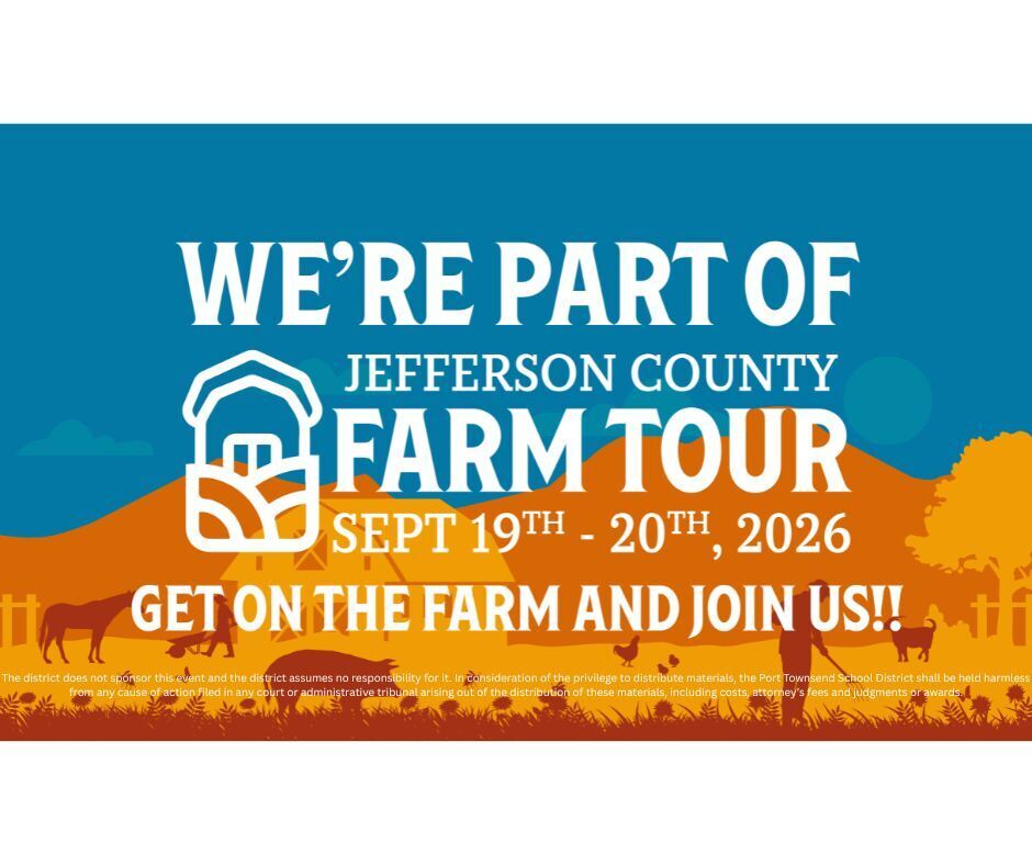A flyer telling families about the Jefferson Co Farm Tour on September 19th and 20th