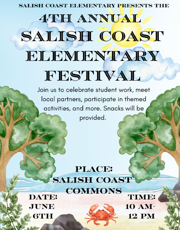 FLyer for SC Fest June 6 Place Based Learning showcasing Student work and meeting our community partners 